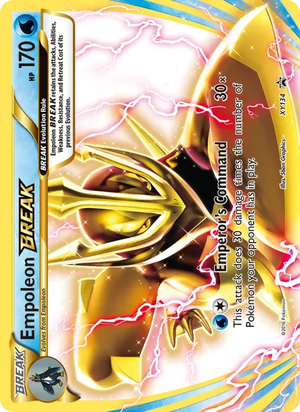 Empoleon BREAK XY134/211 XY Black Star Promos