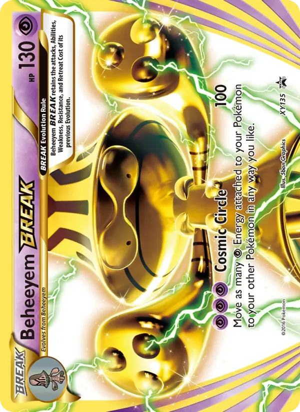 Beheeyem BREAK XY135/211 XY Black Star Promos