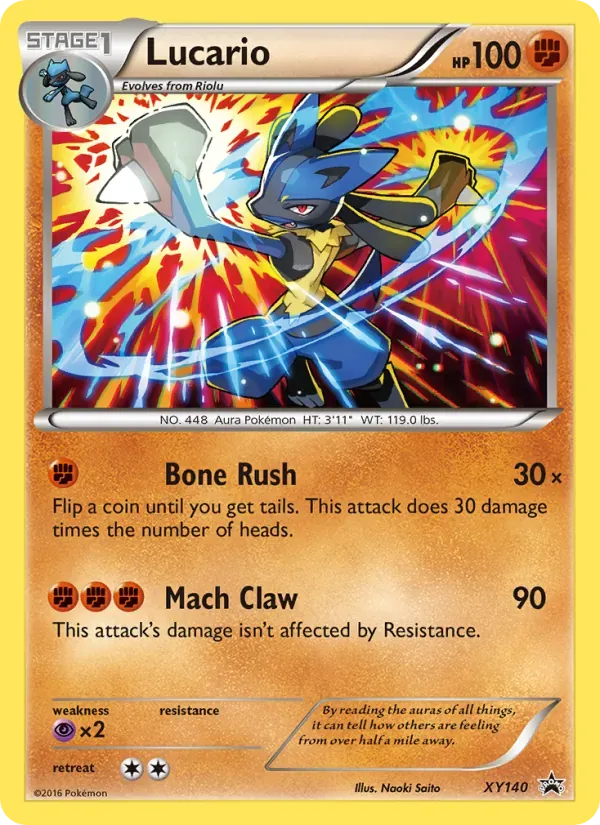 Lucario XY140/211 XY Black Star Promos