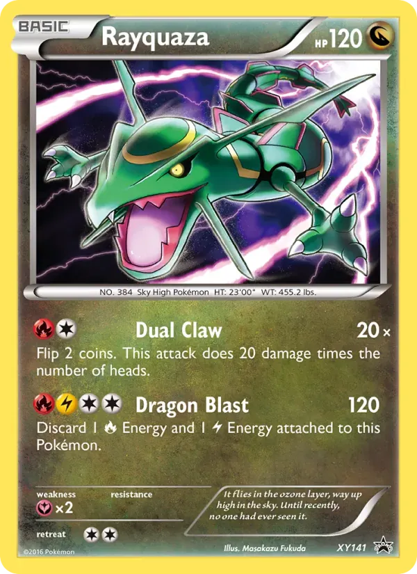 Rayquaza XY141/211 XY Black Star Promos