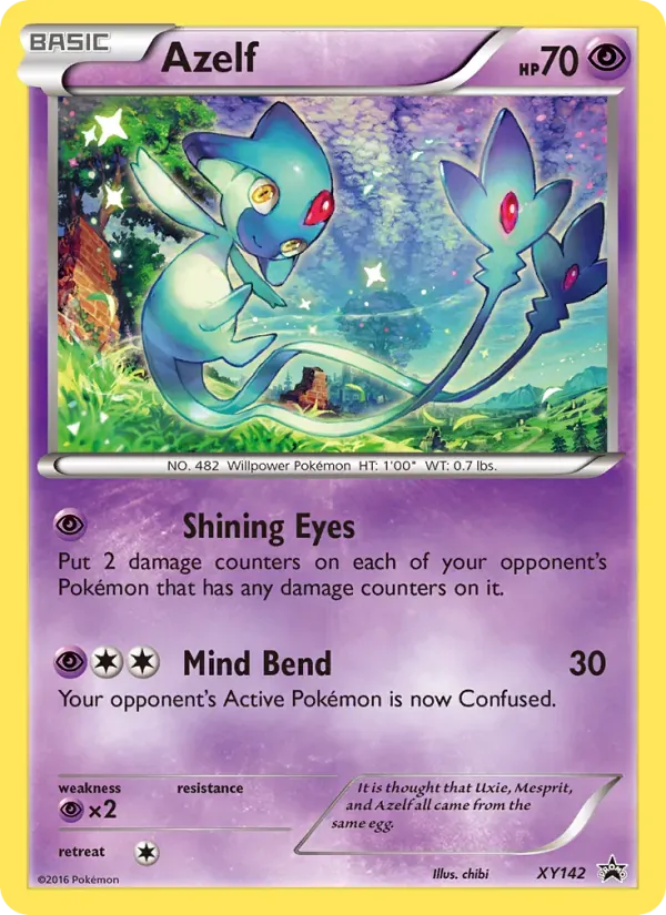 Azelf XY142/211 XY Black Star Promos
