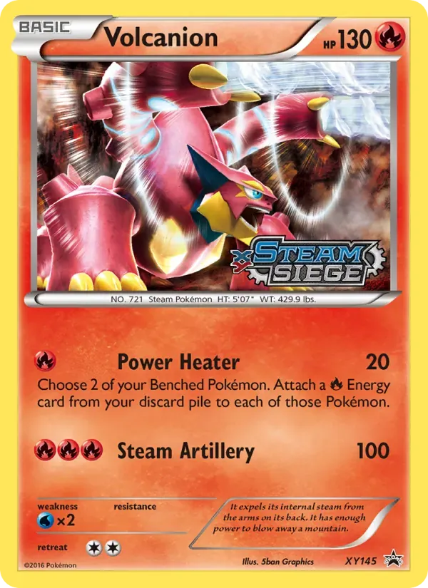 Volcanion XY145/211 XY Black Star Promos