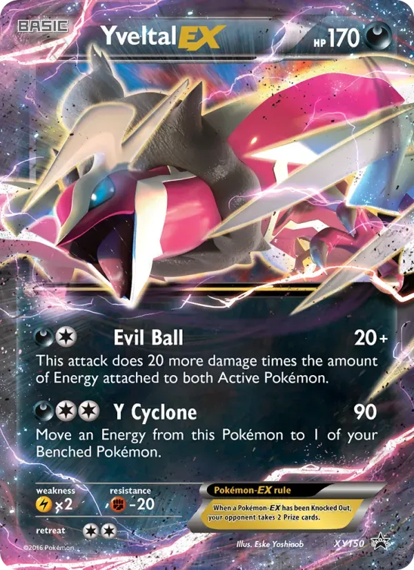 Yveltal EX XY150/211 XY Black Star Promos