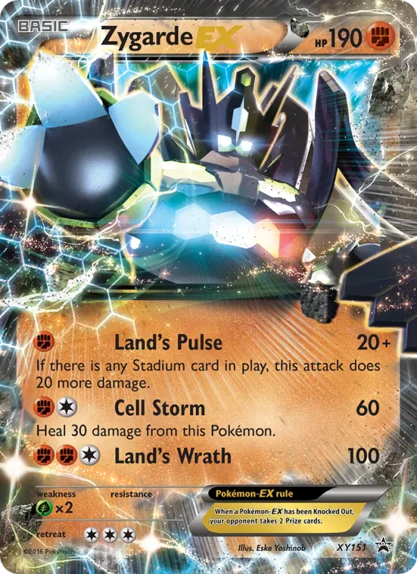 Zygarde EX XY151/211 XY Black Star Promos