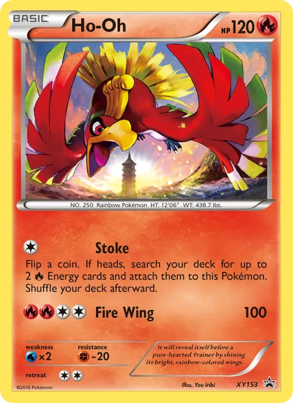 Ho Oh XY153/211 XY Black Star Promos