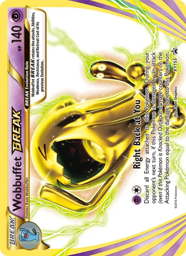Wobbuffet BREAK XY155/211 XY Black Star Promos