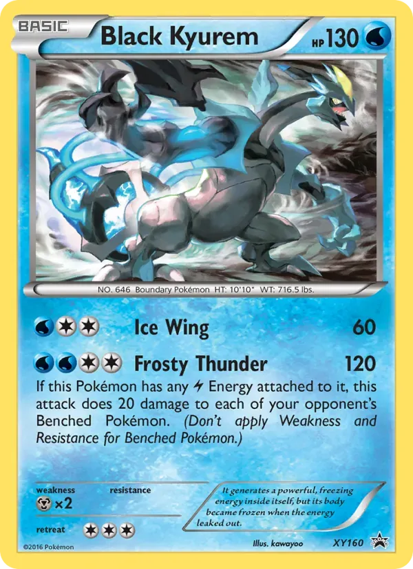 Black Kyurem XY160/211 XY Black Star Promos