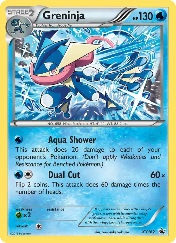Greninja XY162/211 XY Black Star Promos