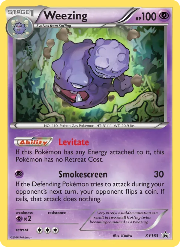 Weezing XY163/211 XY Black Star Promos