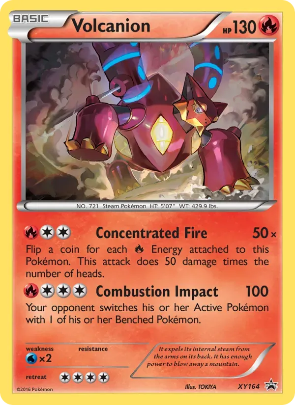Volcanion XY164/211 XY Black Star Promos