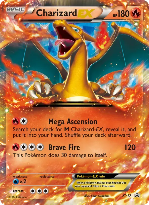 Charizard EX XY17/211 XY Black Star Promos