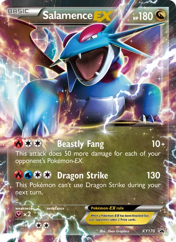 Salamence EX XY170/211 XY Black Star Promos