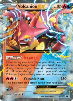 Volcanion EX XY173 XY Black Star Promos