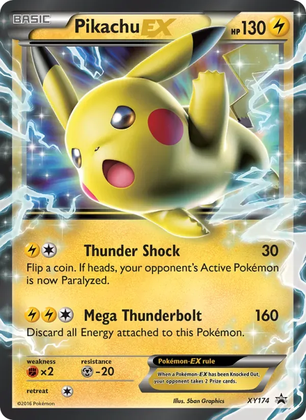 Pikachu-EX XY174/211 XY Black Star Promos