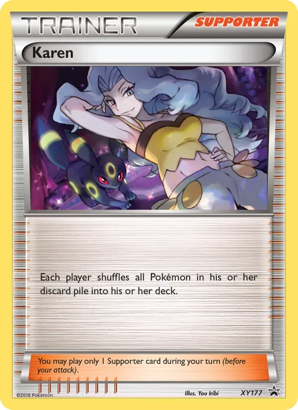 Karen XY177/211 XY Black Star Promos