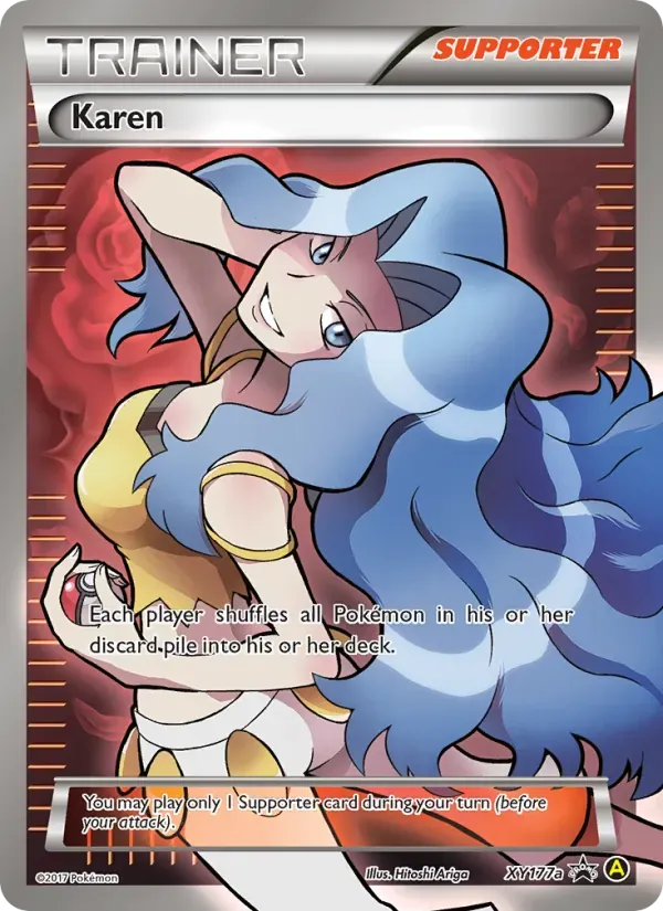 Karen XY177a/211 XY Black Star Promos