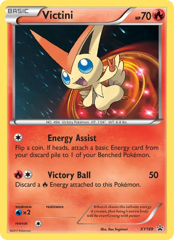 Victini XY189/211 XY Black Star Promos