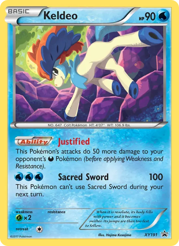 Keldeo XY191/211 XY Black Star Promos