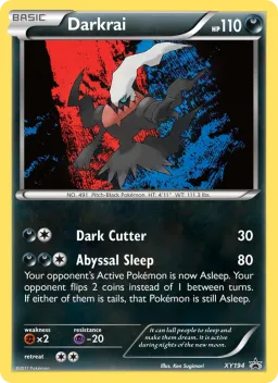 Darkrai XY194 XY Black Star Promos