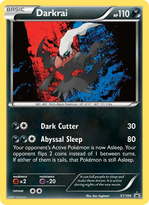 Darkrai XY194/211 XY Black Star Promos