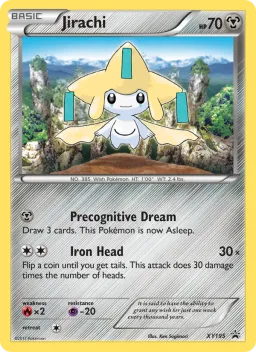 Jirachi XY195 XY Black Star Promos