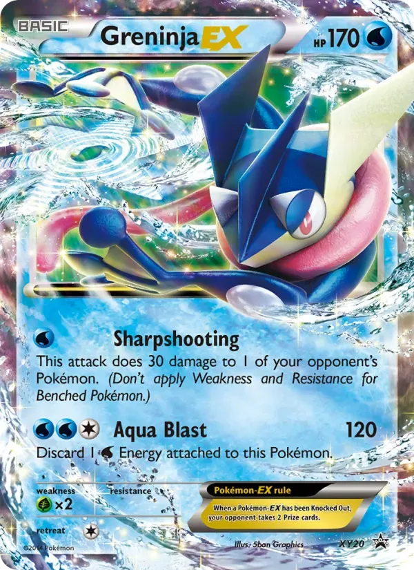 Greninja EX XY20/211 XY Black Star Promos