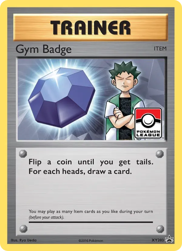 Gym Badge XY203/211 XY Black Star Promos
