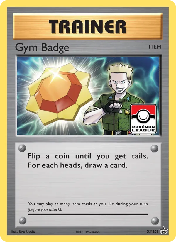 Gym Badge XY205/211 XY Black Star Promos