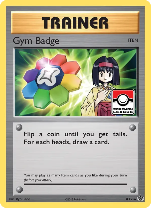 Gym Badge XY206/211 XY Black Star Promos