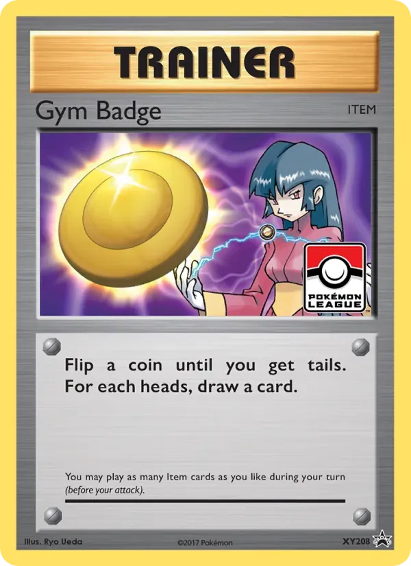 Gym Badge XY208/211 XY Black Star Promos