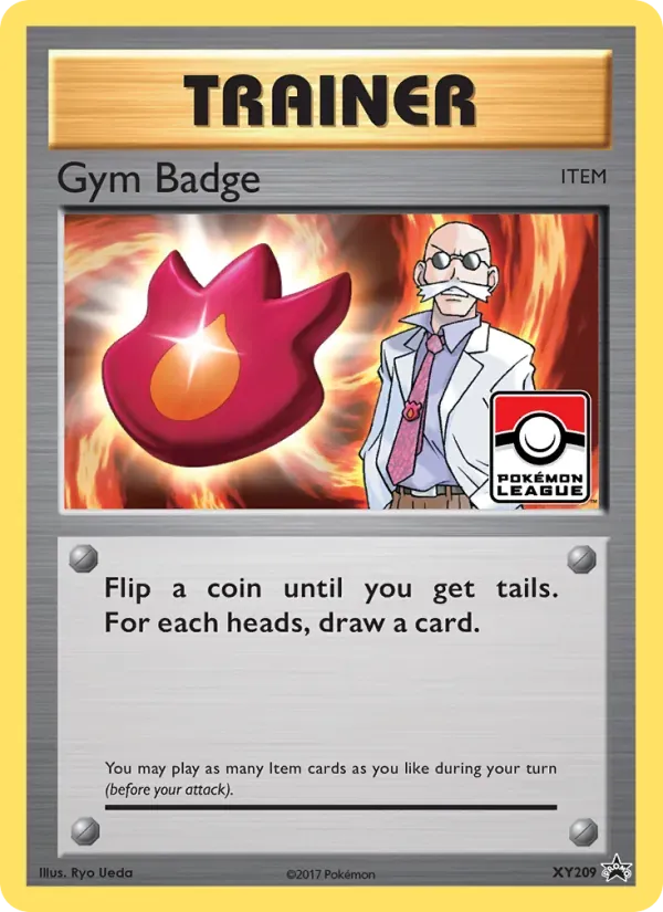Gym Badge XY209/211 XY Black Star Promos