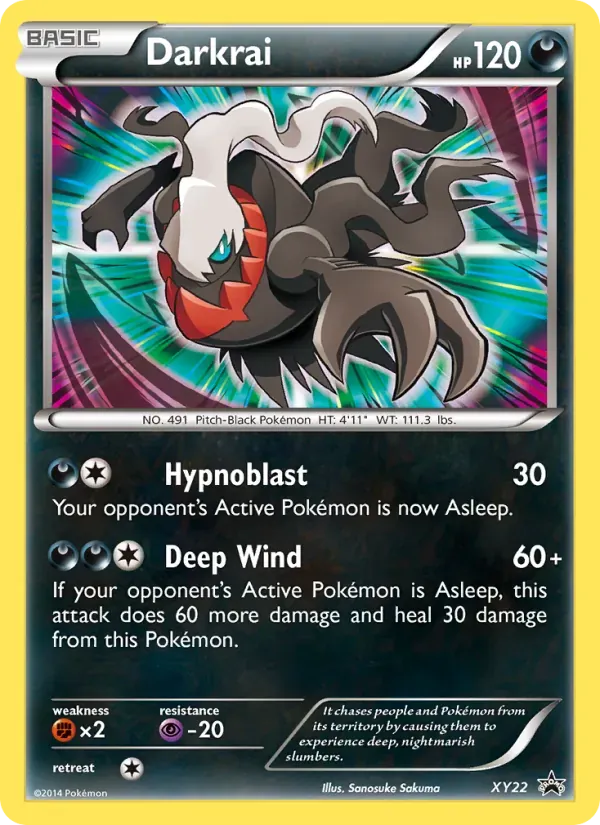 Darkrai XY22/211 XY Black Star Promos