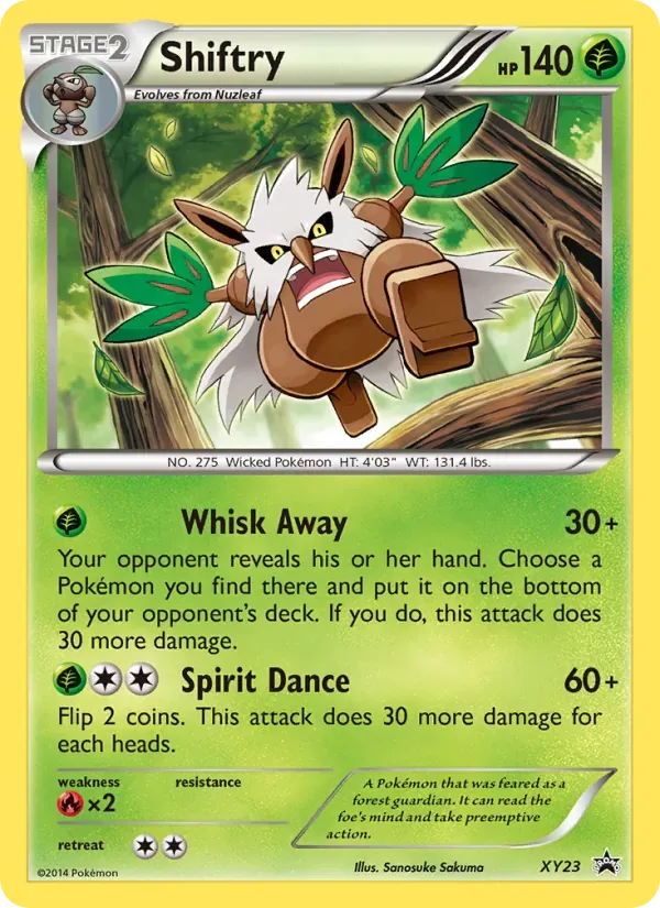 Shiftry XY23/211 XY Black Star Promos