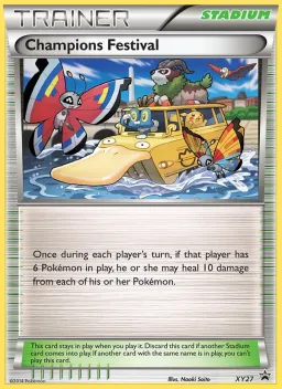 Champions Festival XY27 XY Black Star Promos