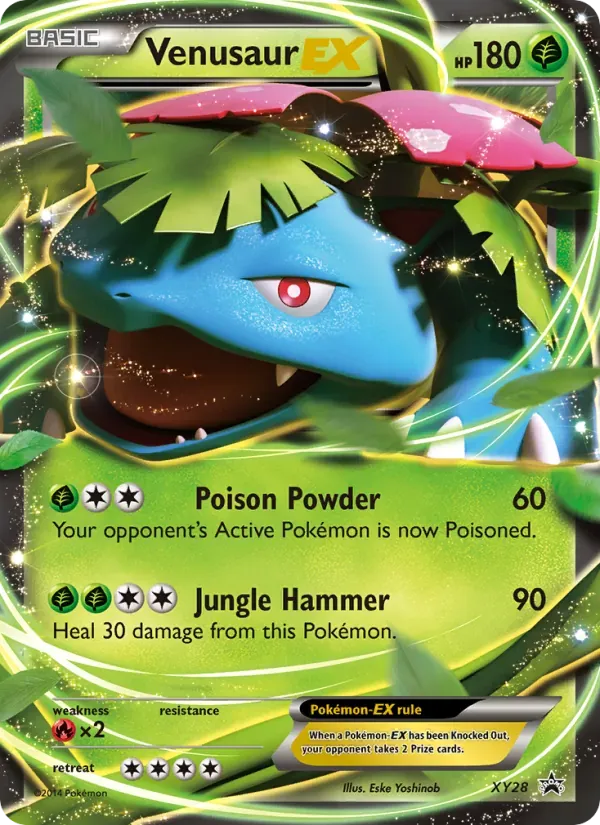Venusaur EX XY28/211 XY Black Star Promos