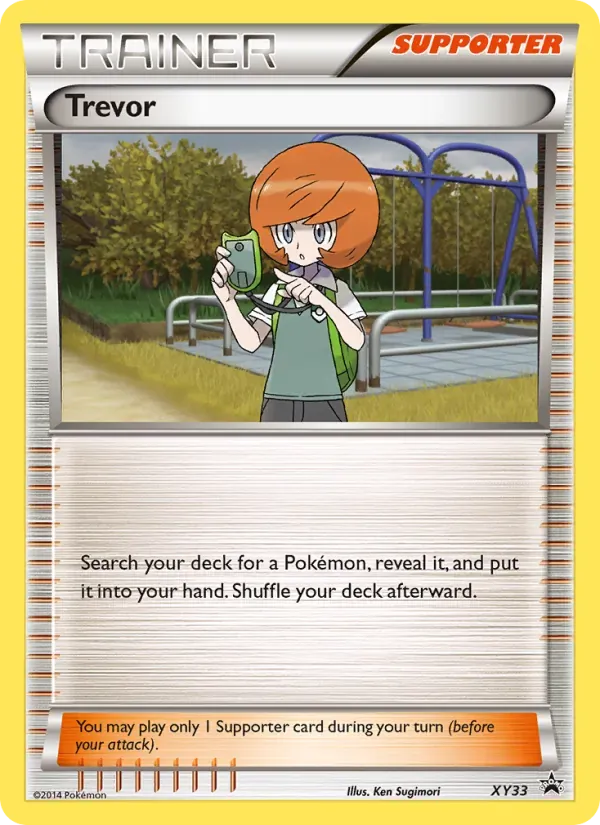 Trevor XY33/211 XY Black Star Promos
