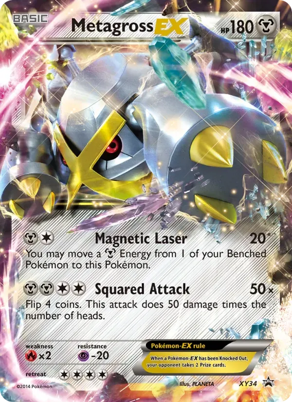 Metagross EX XY34/211 XY Black Star Promos