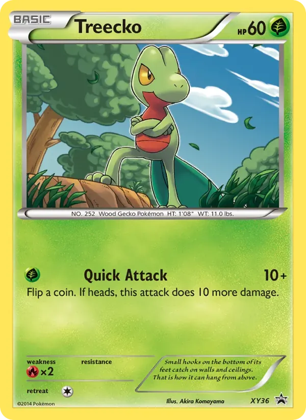 Treecko XY36/211 XY Black Star Promos
