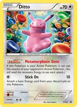Ditto XY40 XY Black Star Promos