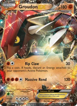 Groudon EX XY42 XY Black Star Promos