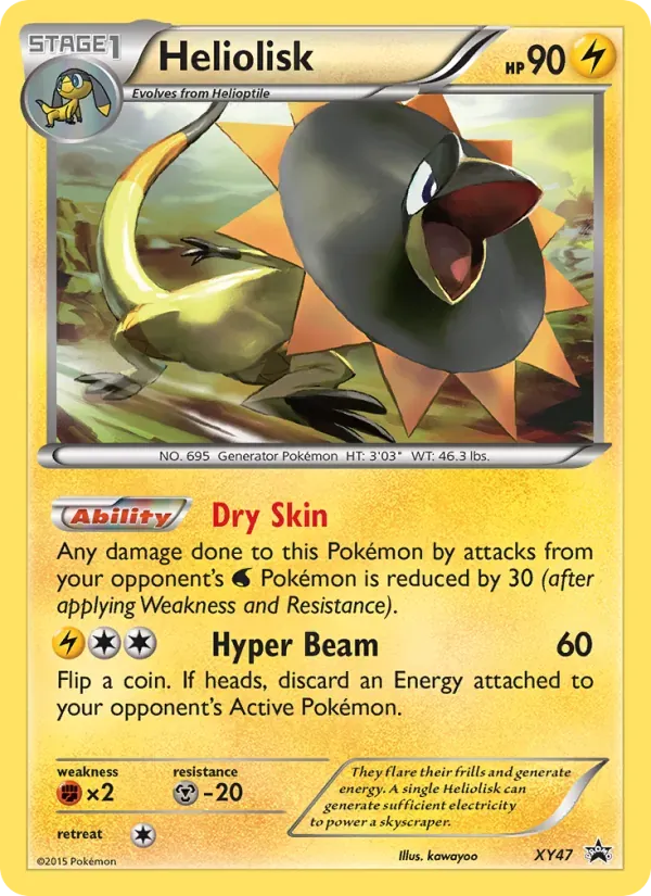 Heliolisk XY47/211 XY Black Star Promos