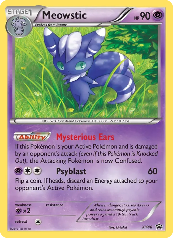 Meowstic XY48/211 XY Black Star Promos