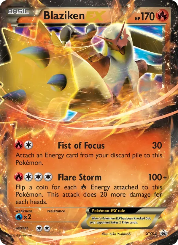 Blaziken EX XY54/211 XY Black Star Promos