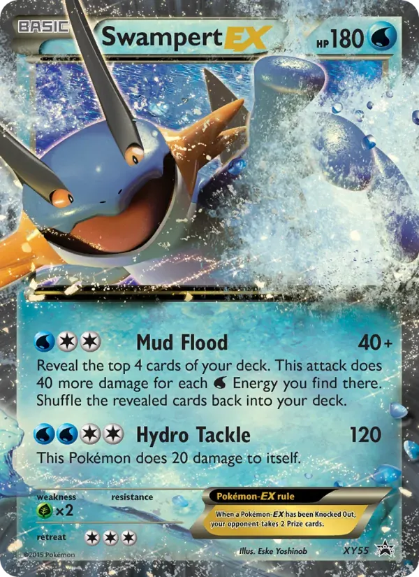 Swampert EX XY55/211 XY Black Star Promos
