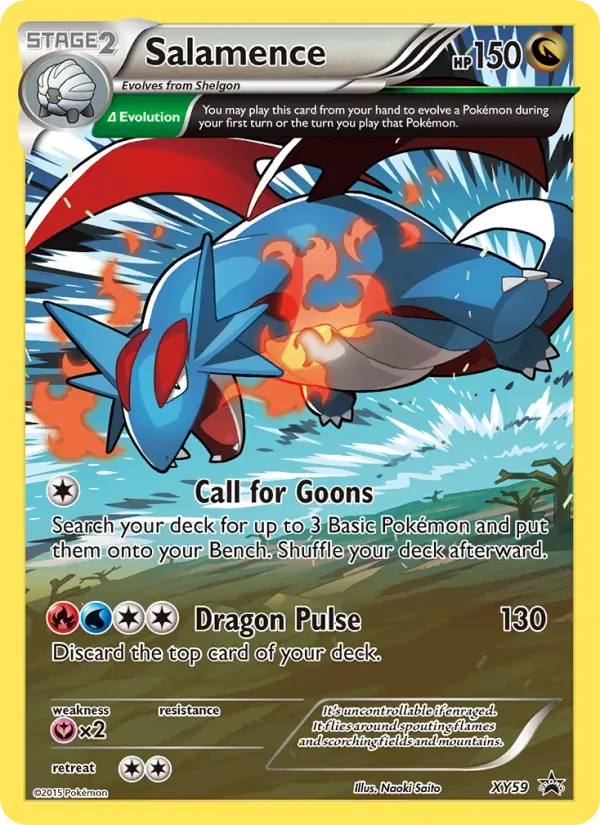Salamence XY59/211 XY Black Star Promos