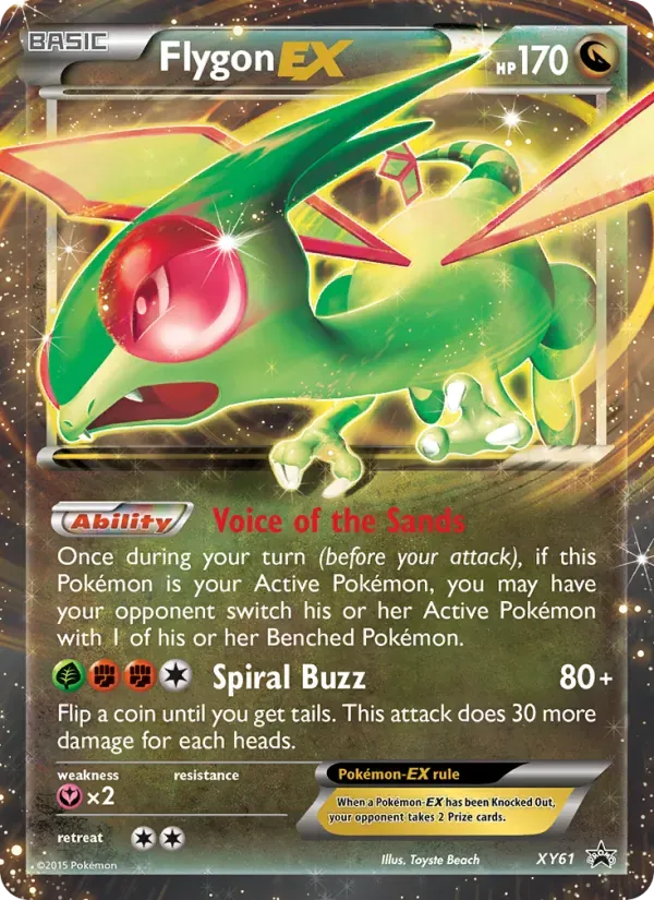 Flygon EX XY61/211 XY Black Star Promos