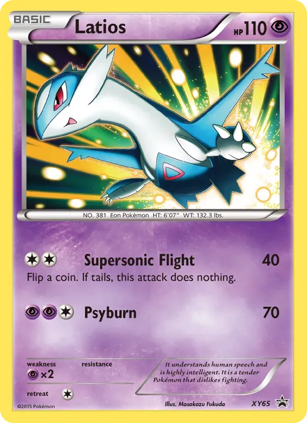 Latios XY65/211 XY Black Star Promos