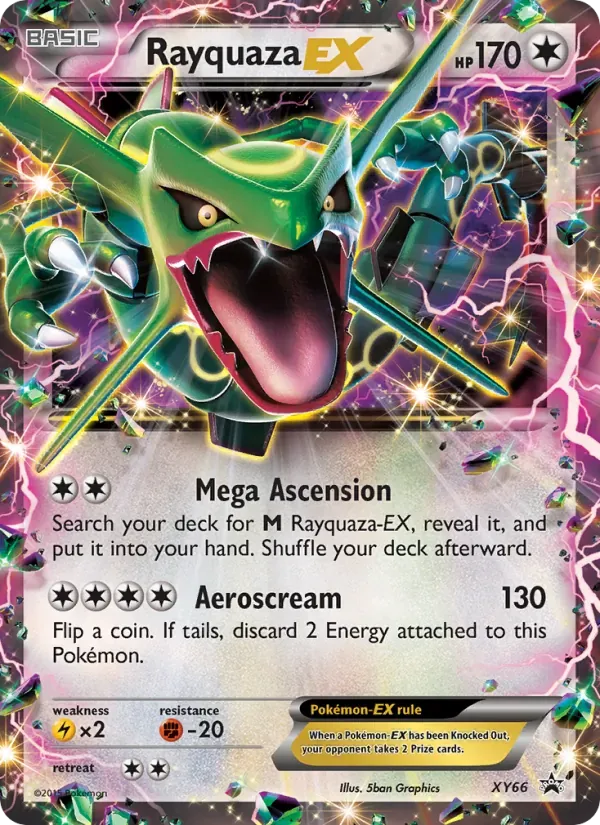 Rayquaza EX XY66/211 XY Black Star Promos