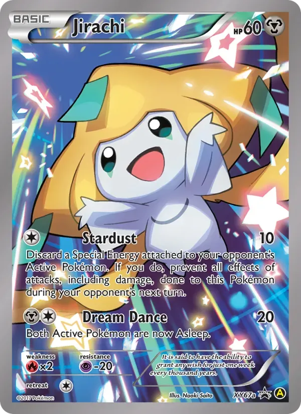 Jirachi XY67a/211 XY Black Star Promos