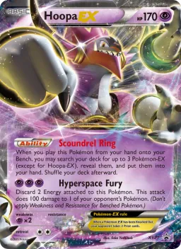 Hoopa EX XY71 XY Black Star Promos